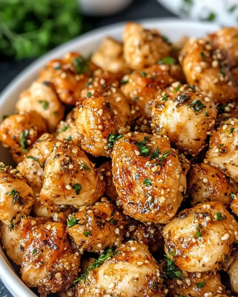 15-Minute Garlic Butter Chicken Bites