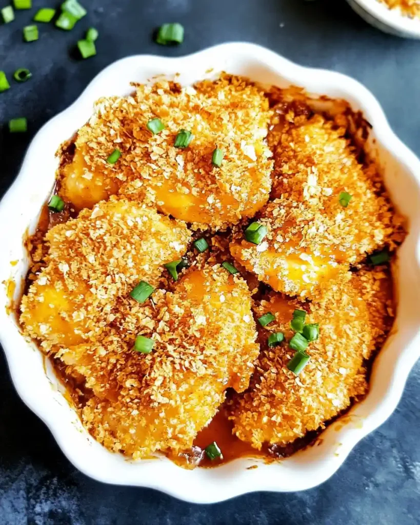 Baked Crunchy Hot Honey Chicken