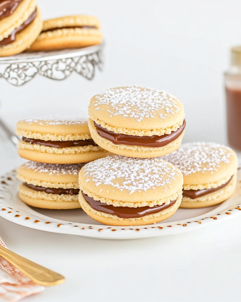 Alfajores Dulce De Leche Sandwich Cookies