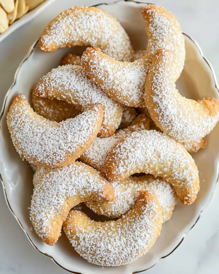 Almond Crescent Cookies