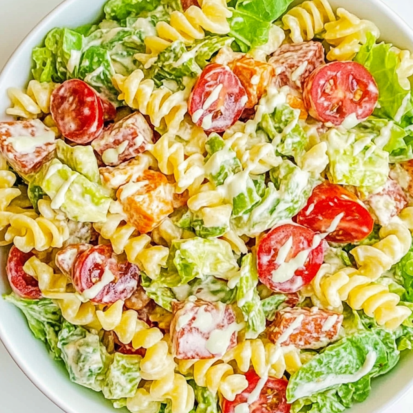 BLT Pasta Salad With Ranch Dressing