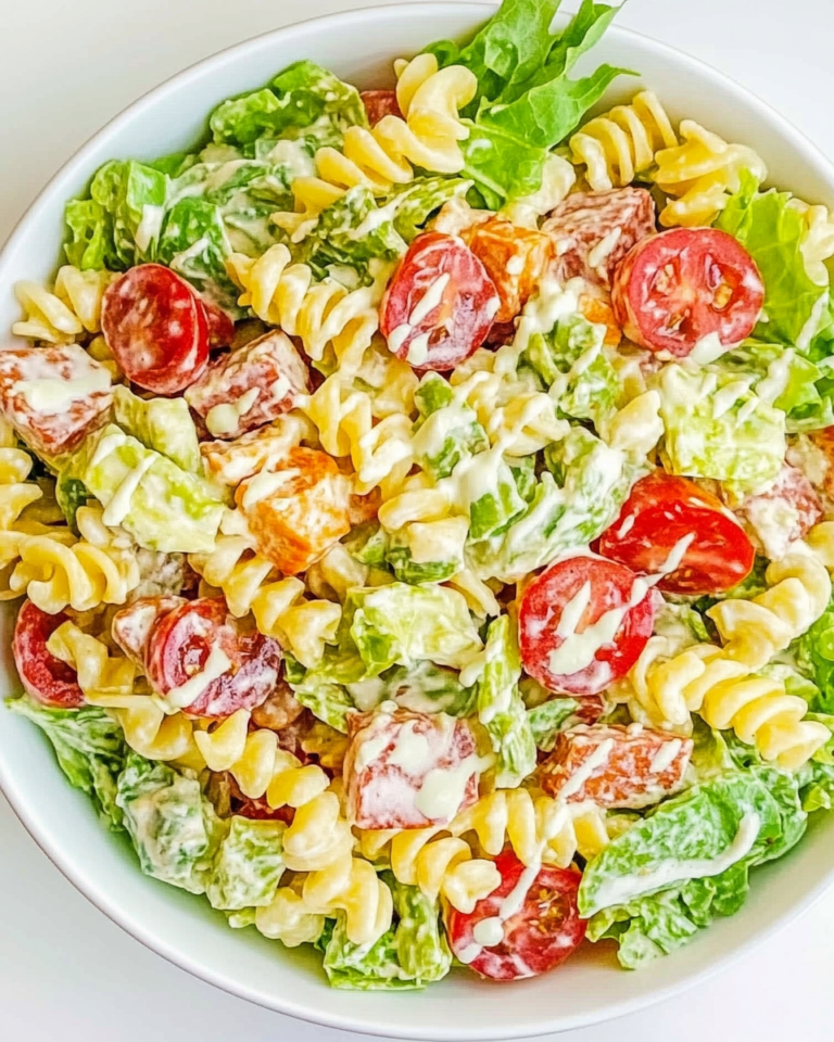 BLT Pasta Salad With Ranch Dressing