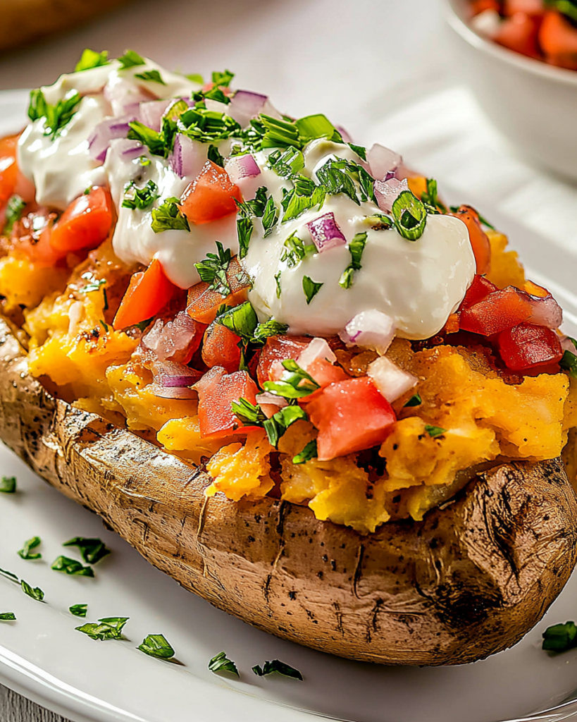 Baked Potato Bar With Toppings