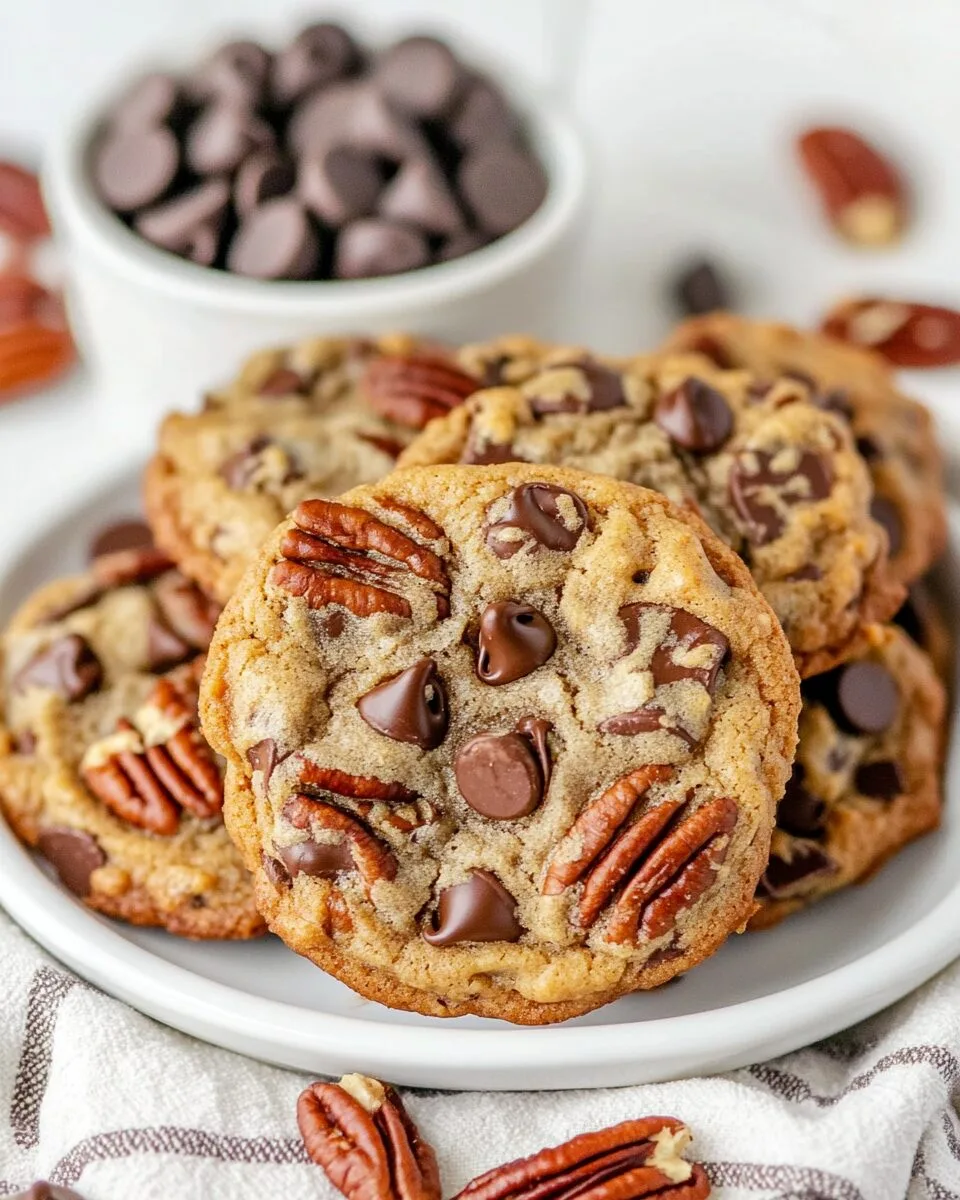 Chocolate Chip and Pecan Cookies