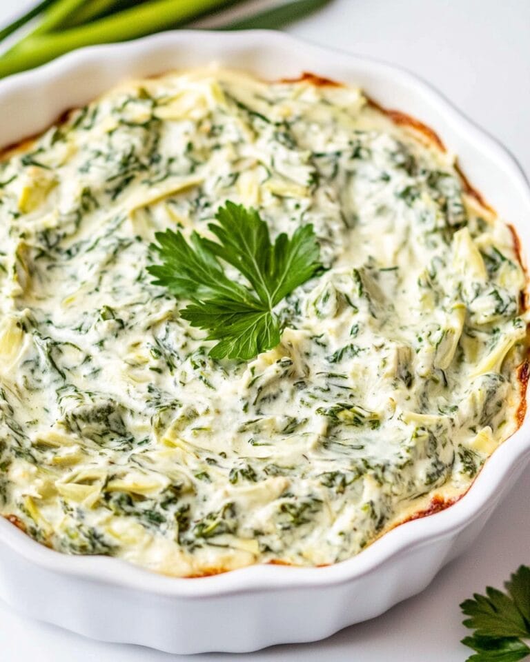 Cold Spinach Artichoke Dip