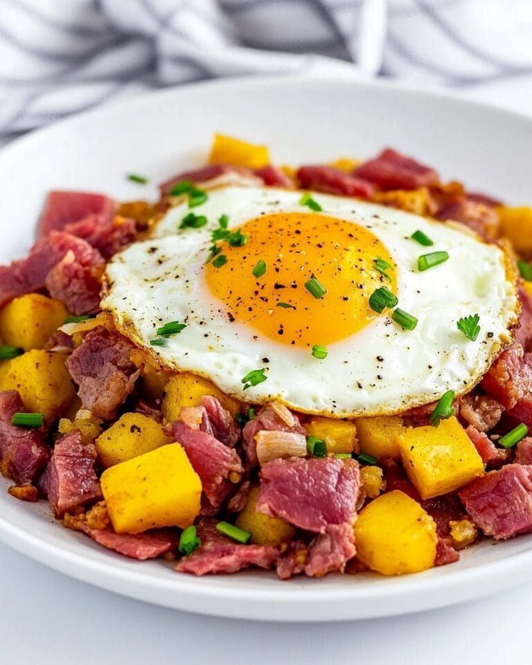 Corned Beef Hash and Eggs