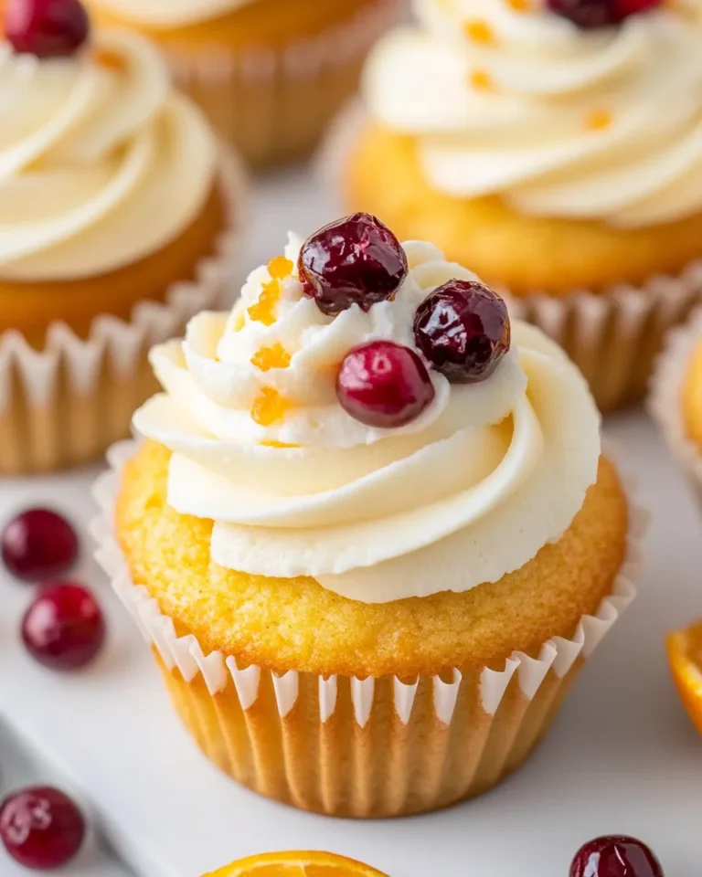 Cranberry Orange Cupcakes