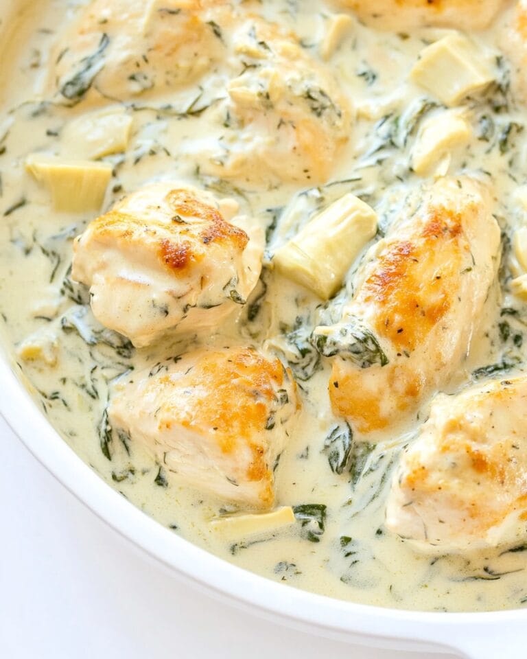 Creamy Spinach Artichoke Chicken