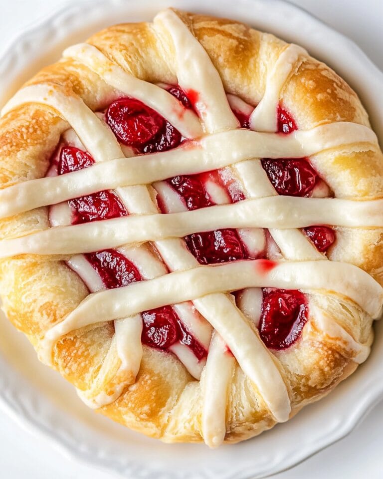 Crescent Roll Cream Cheese Danish (Cherry Danish Braid)