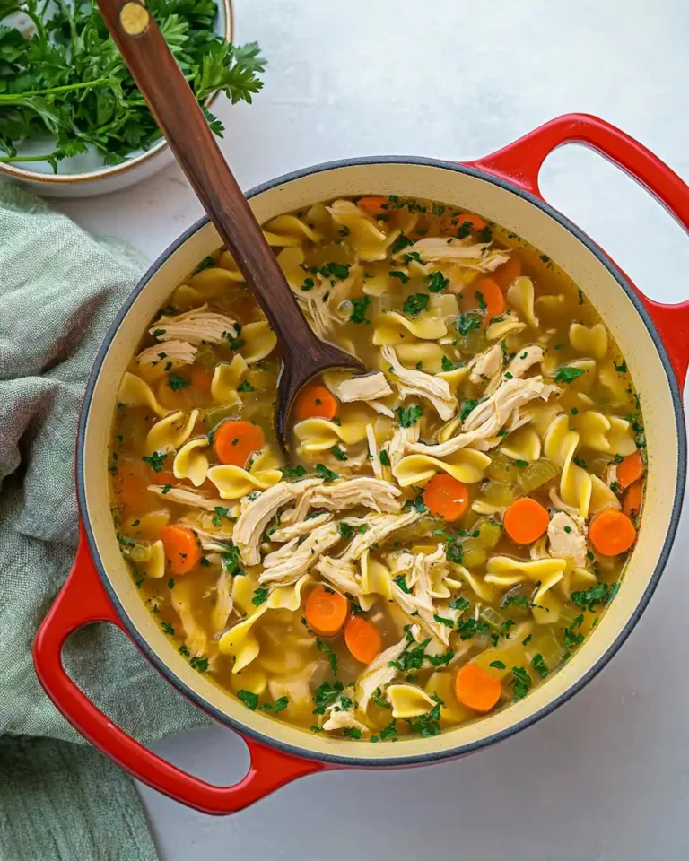 Dutch Oven Chicken Noodle Soup