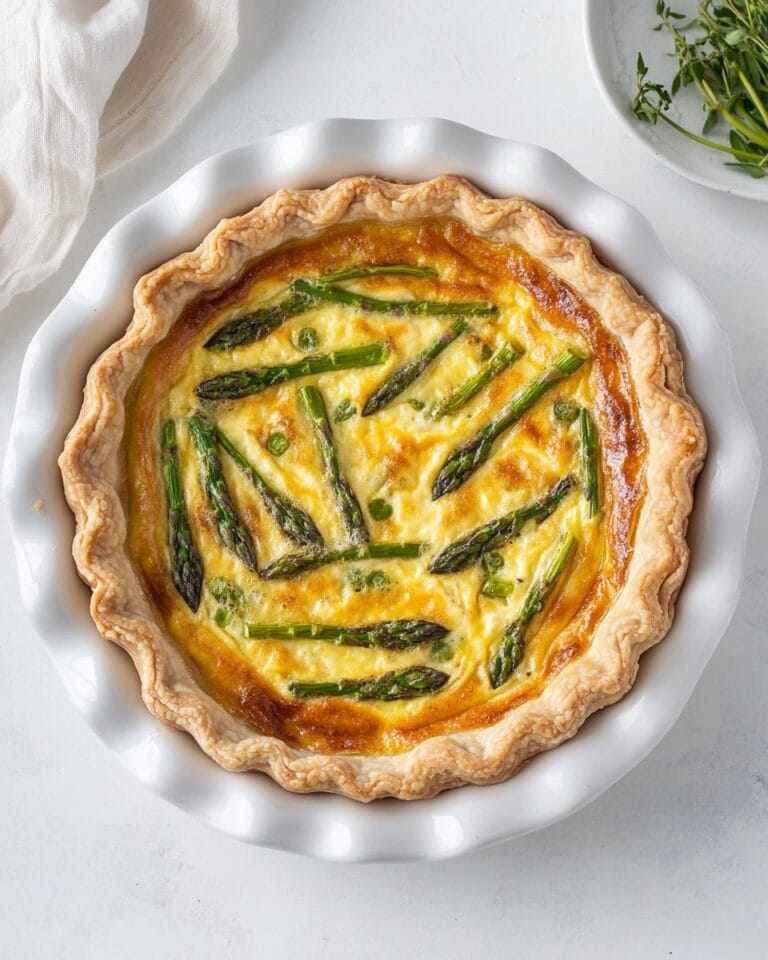 Easy Asparagus Quiche