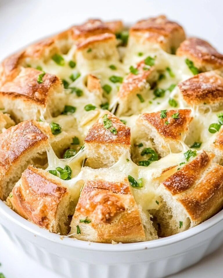 Garlic Cheesy Pull-Apart Bread Appetizer