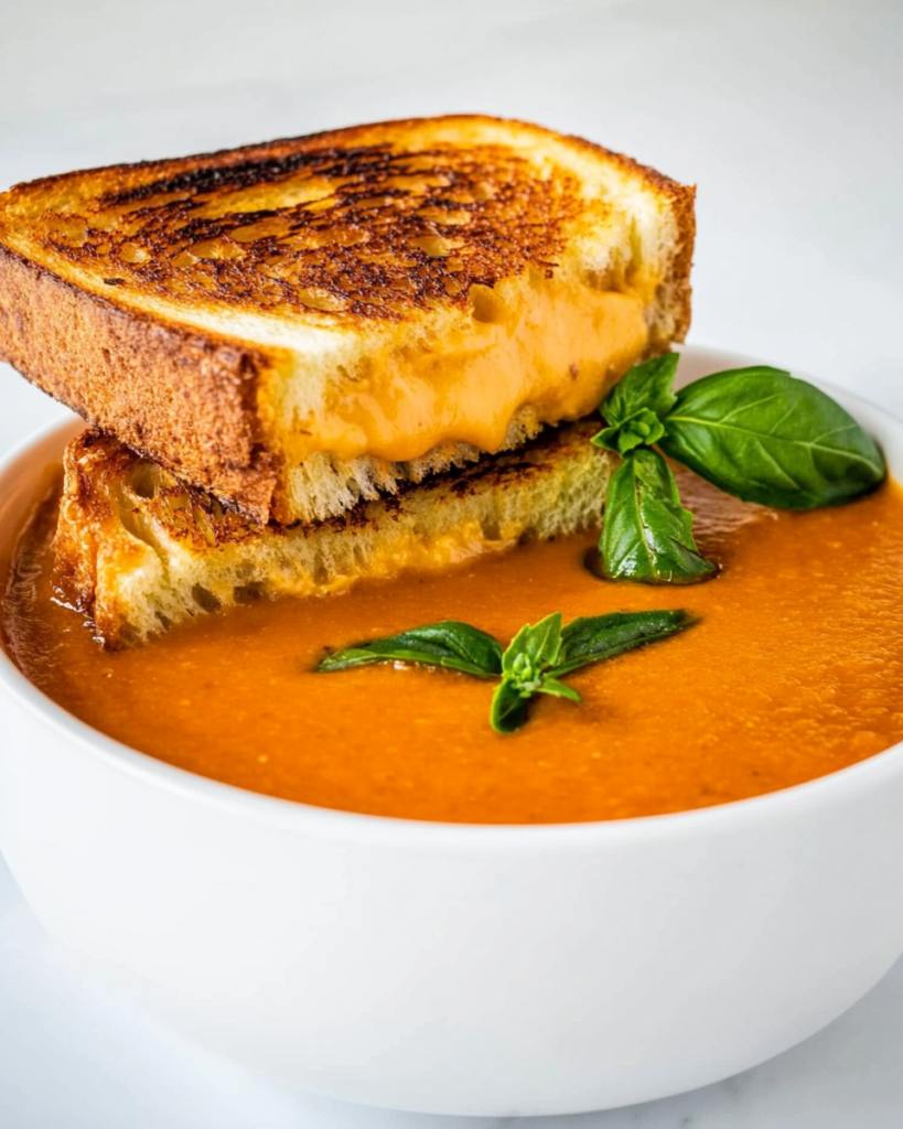 Grilled Cheese and Tomato Soup