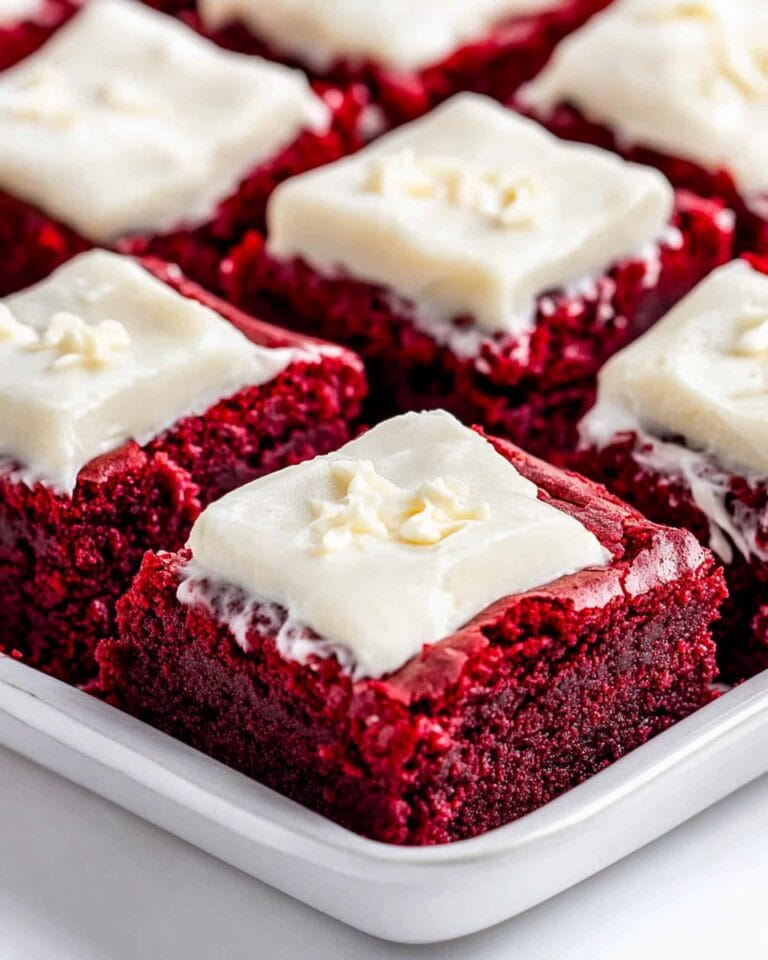 Red Velvet Brownies With the Best Cream Cheese Frosting