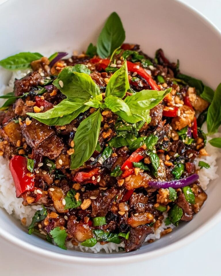 Thai Beef Stir Fry (Pad Kra Pao)