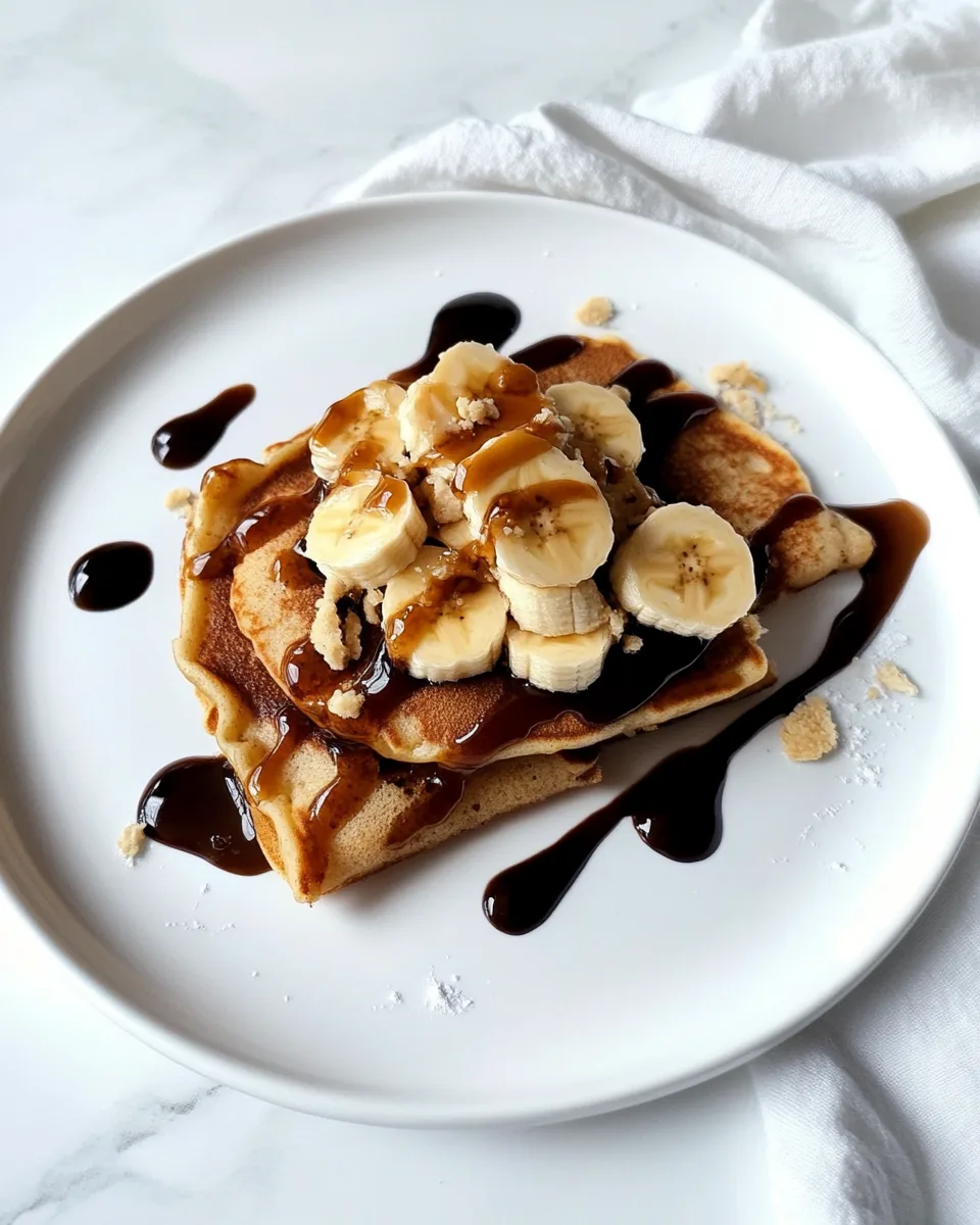 2 Ingredient Banana Pancakes
