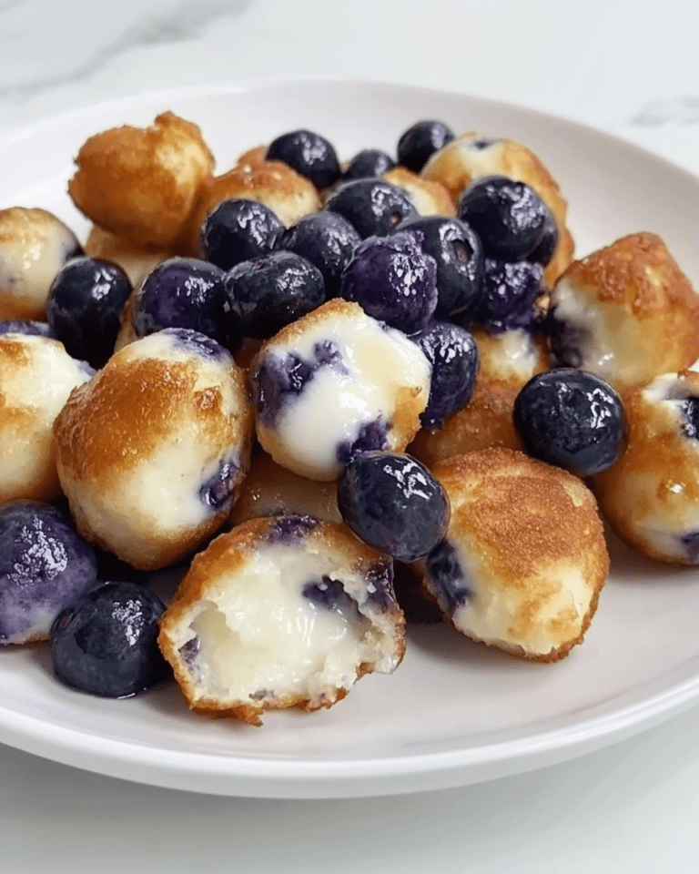 Blueberry Yogurt Fritters