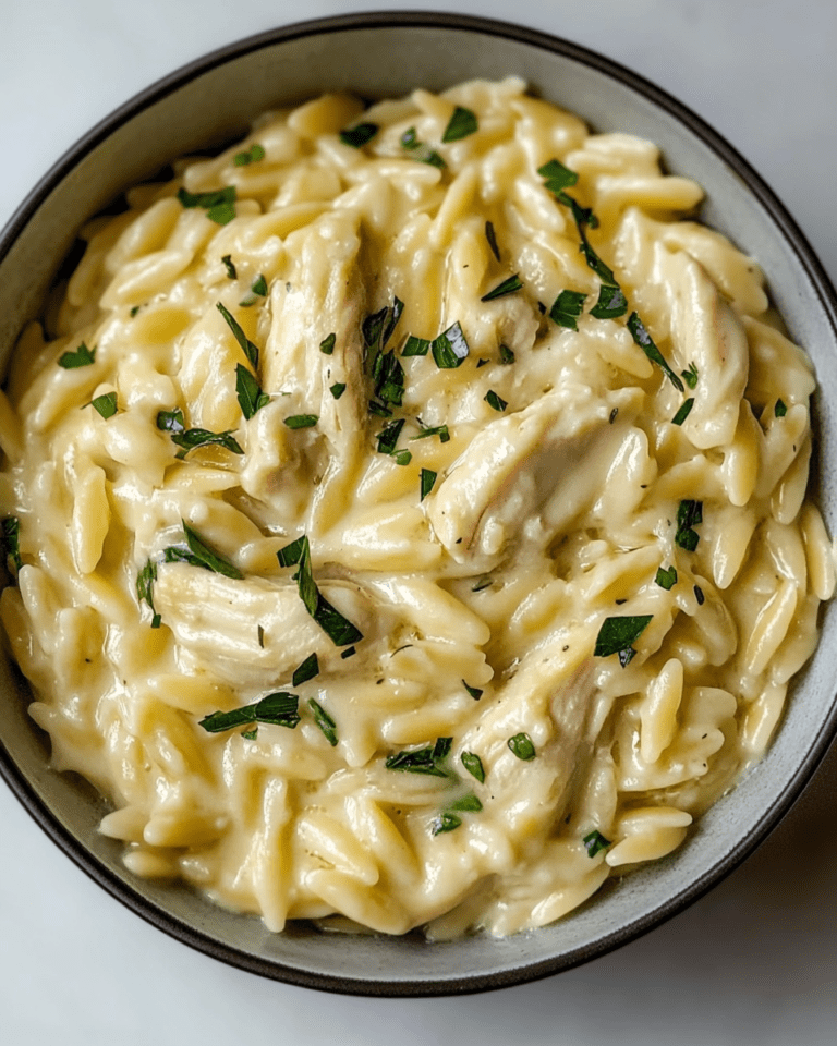 Boursin Orzo with Chicken