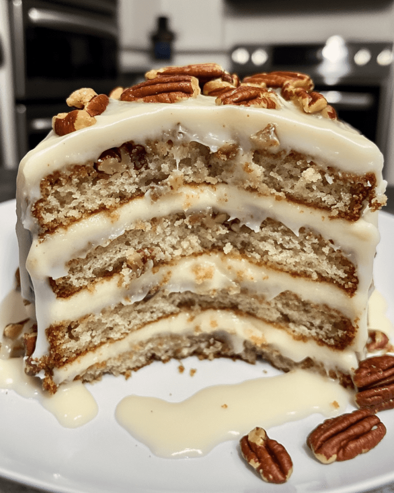 Butter Pecan Cake with Cream Cheese Frosting