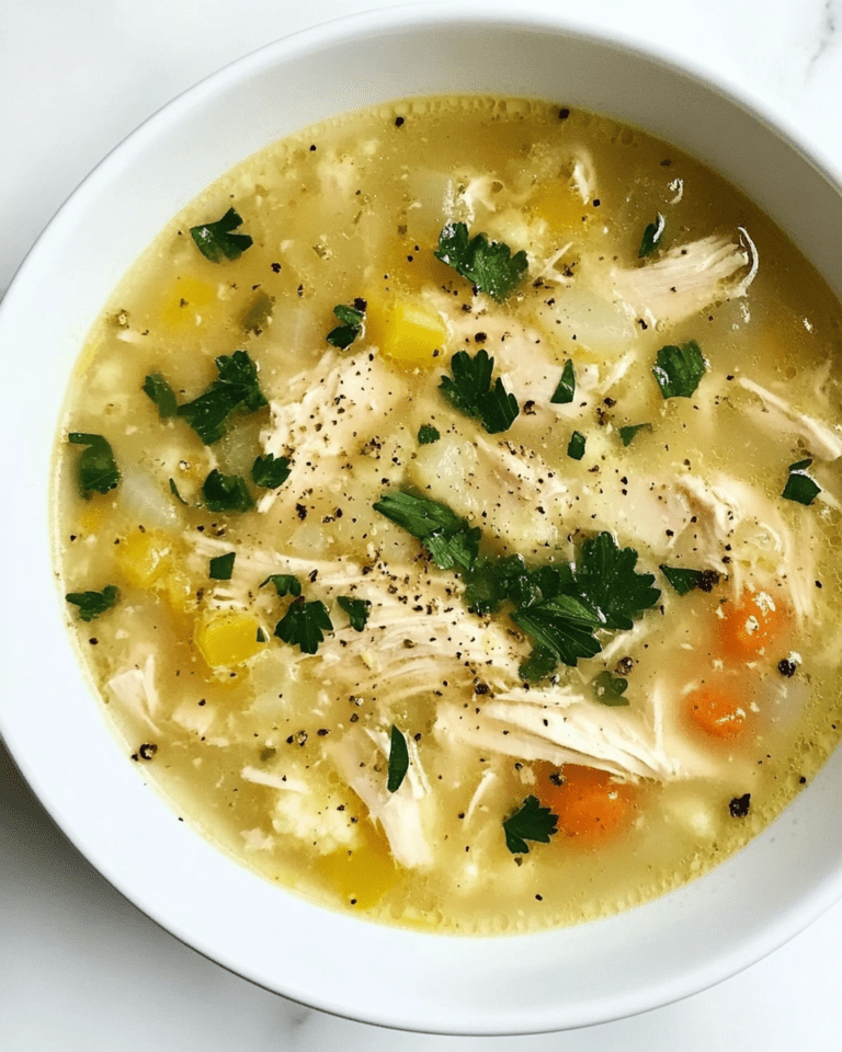 Cauliflower Chicken Soup