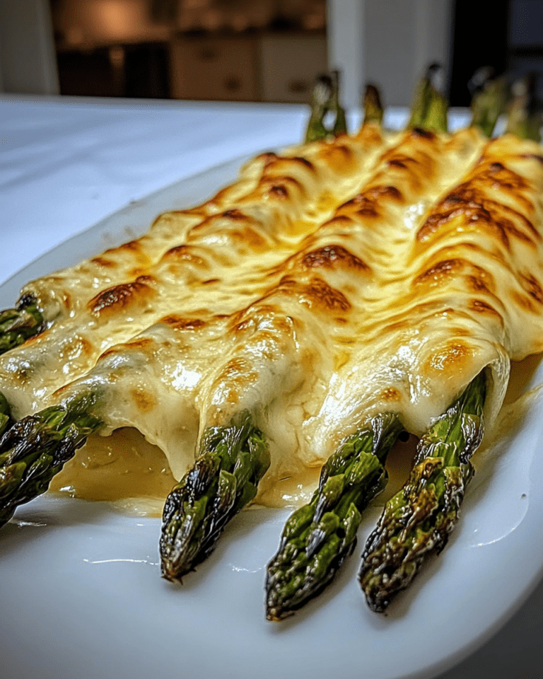 Cheesy Garlic Roasted Asparagus