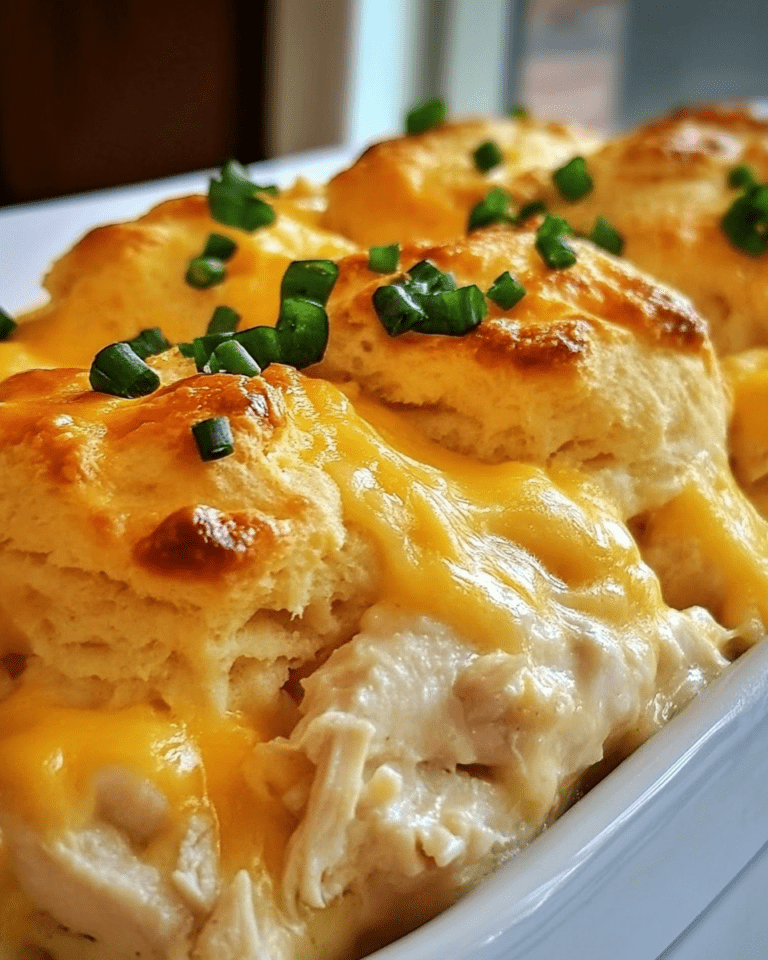 Chicken Biscuit Casserole