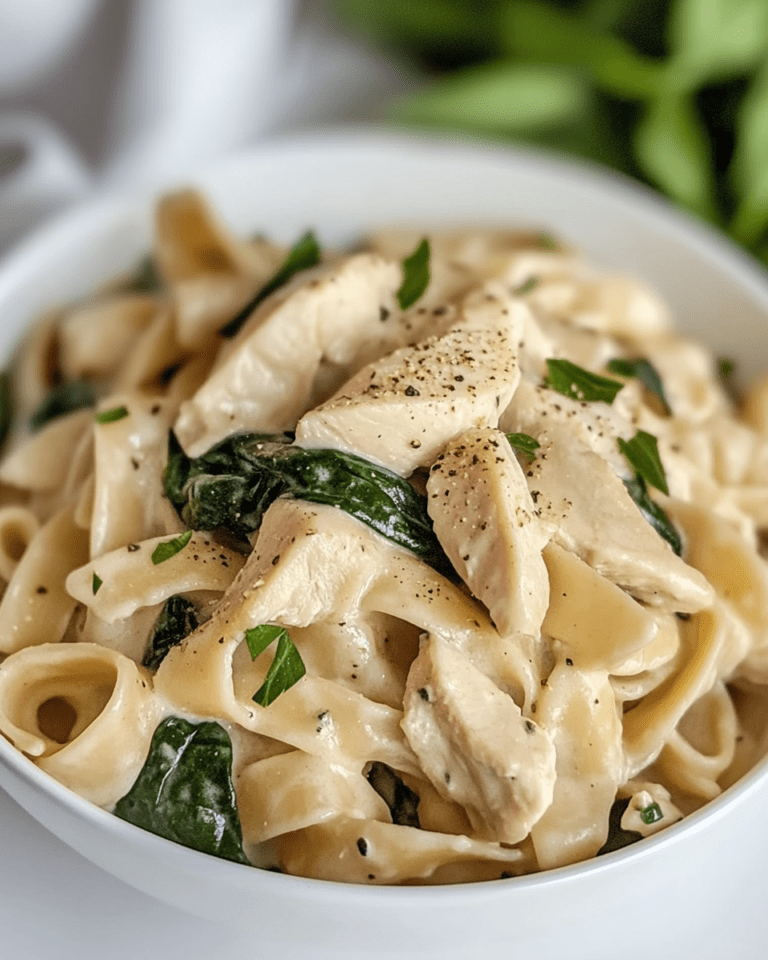 Chicken Spinach Pasta