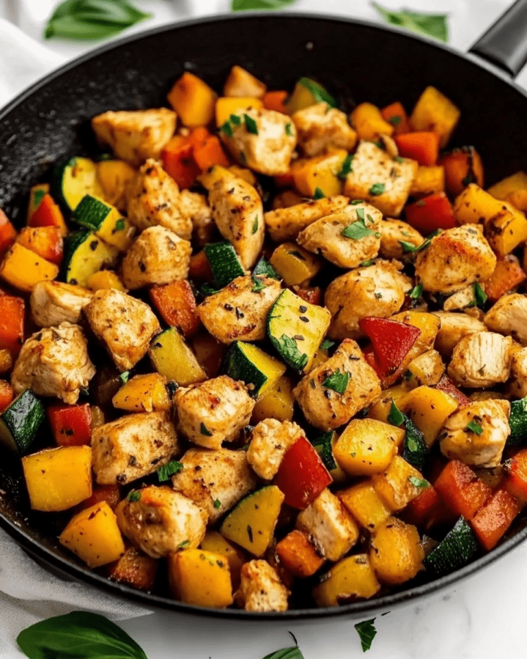 Chicken and Vegetables Skillet