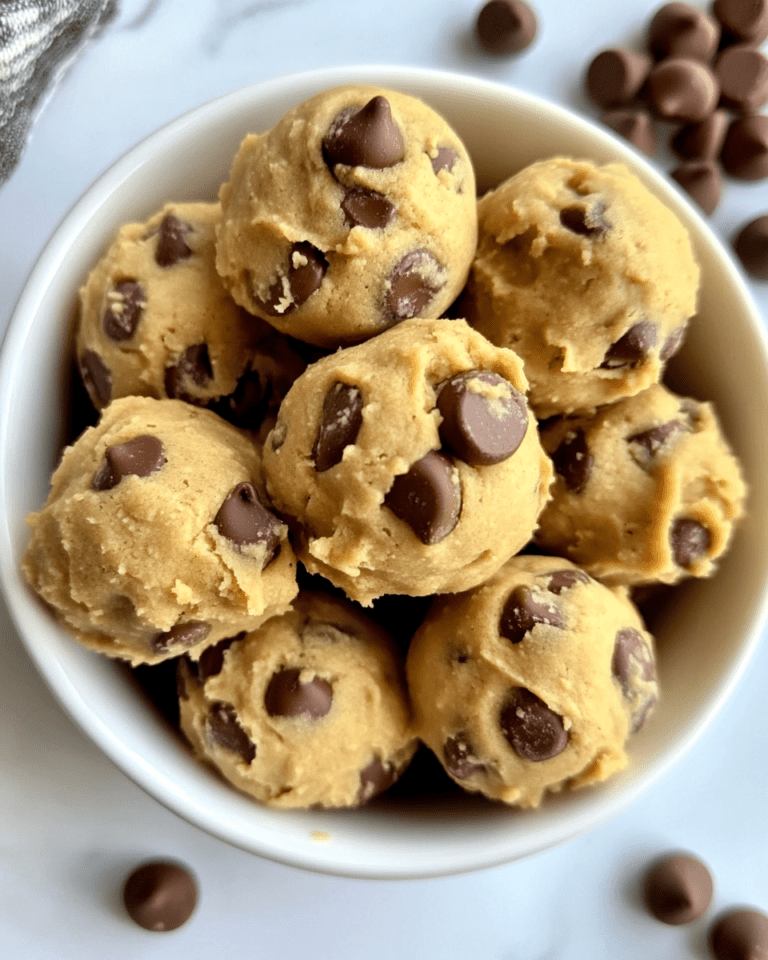 Chickpea Cookie Dough Balls
