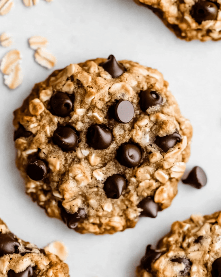 Chocolate Chip Banana Oatmeal Cookies