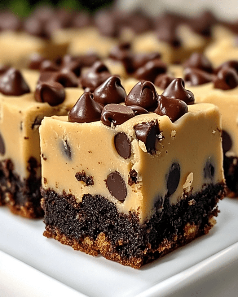 Chocolate Chip Cookie Dough Brownie Bites