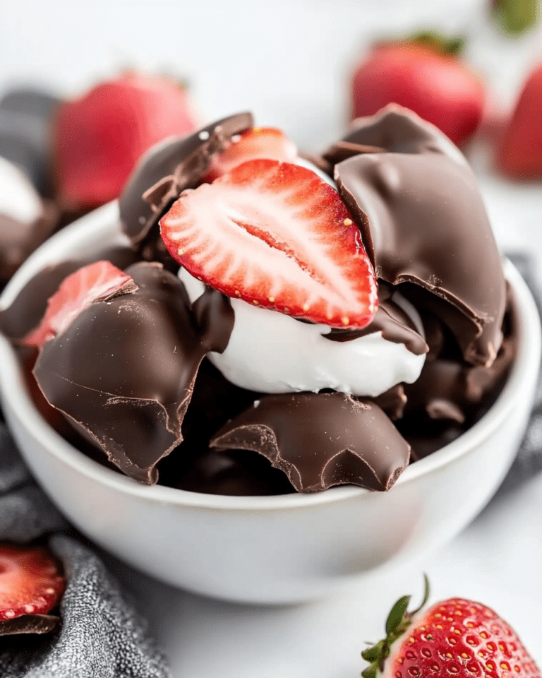 Chocolate Strawberry Yogurt Clusters