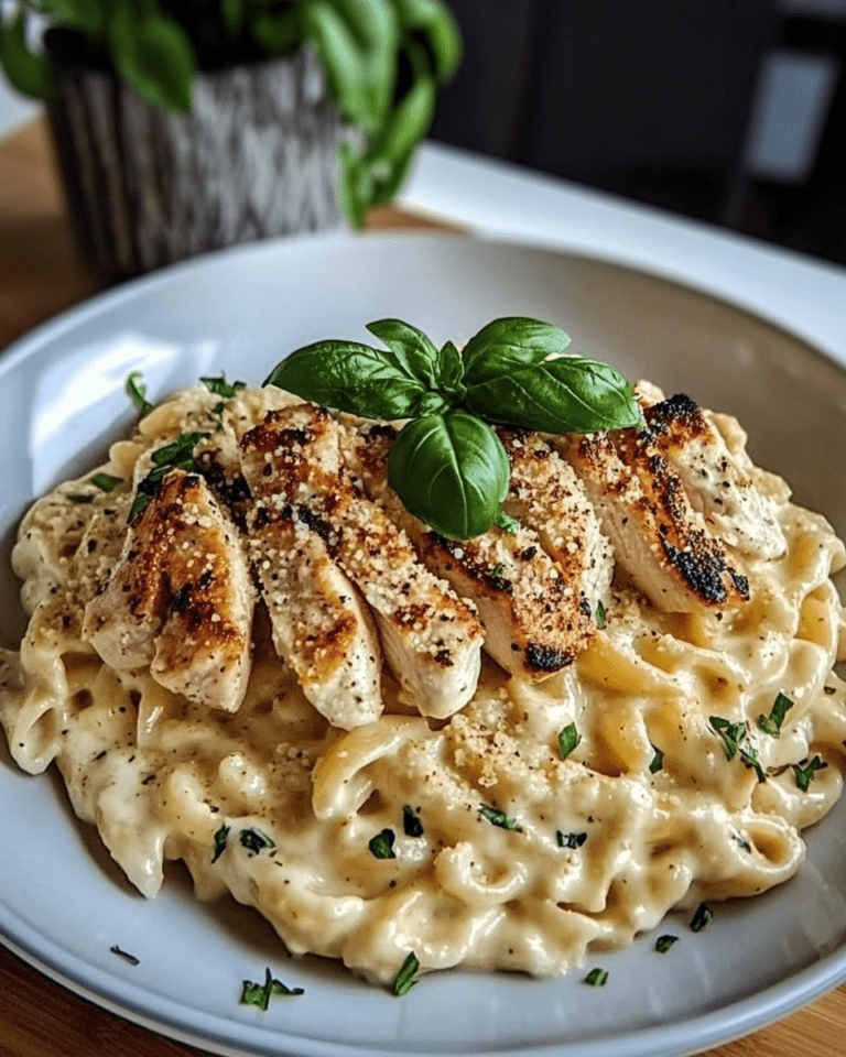 Creamy Chicken Garlic Parmesan Pasta