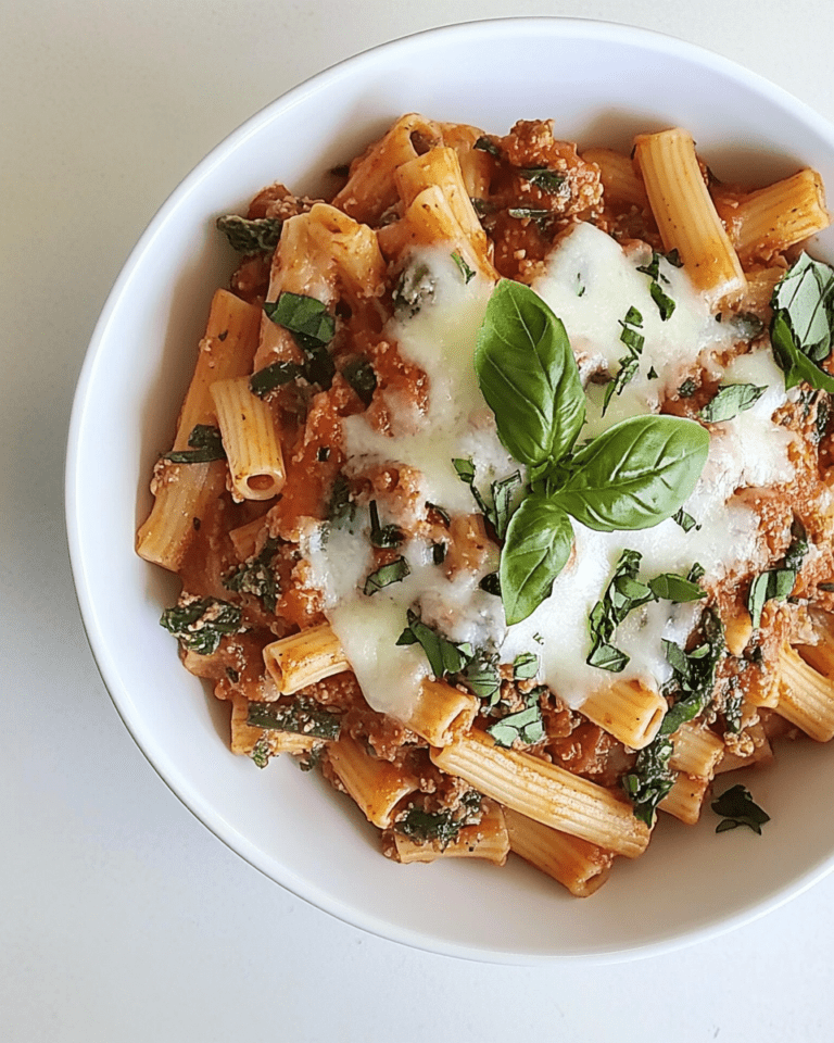 Easy Meatless Baked Ziti