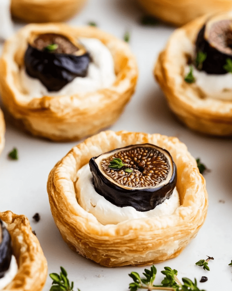 Goat Cheese and Fig Puff Pastry Tarts