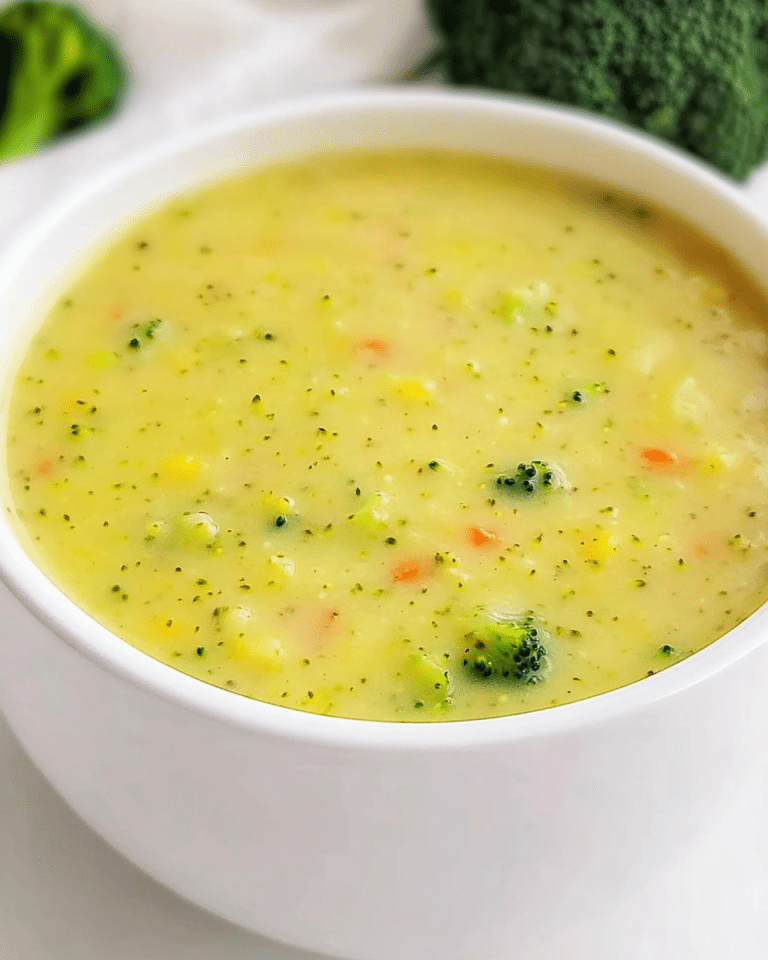 High Protein Broccoli Cheddar Soup