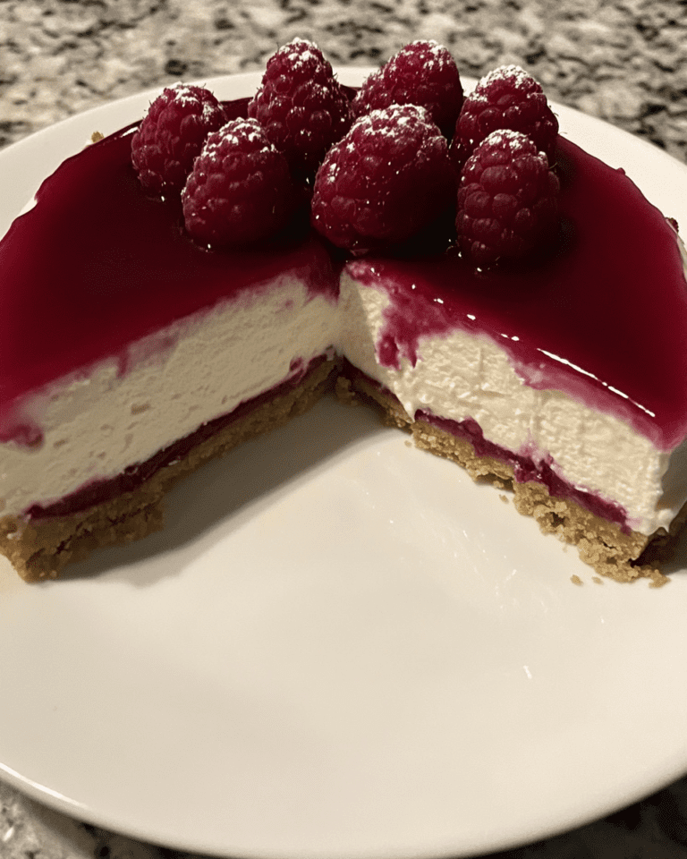 Mexican Raspberry Cheesecake