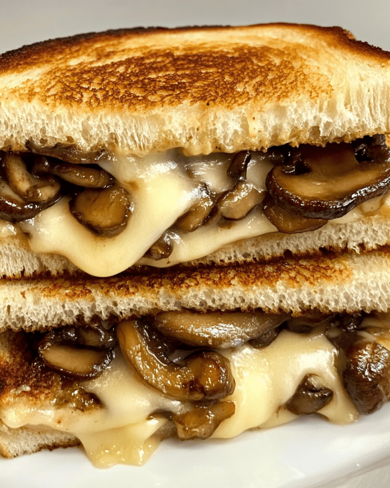 Mushroom Grilled Cheese Sandwich