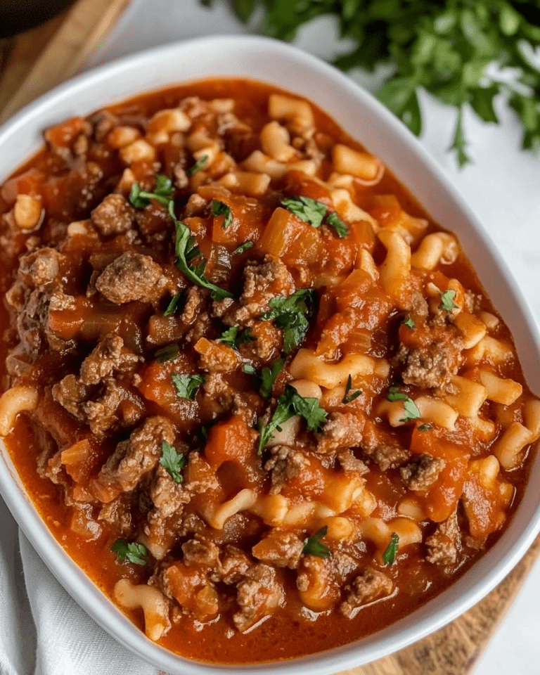 Nostalgic American Goulash