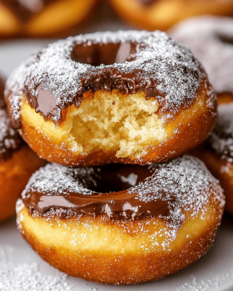 Nutella Filled Donuts