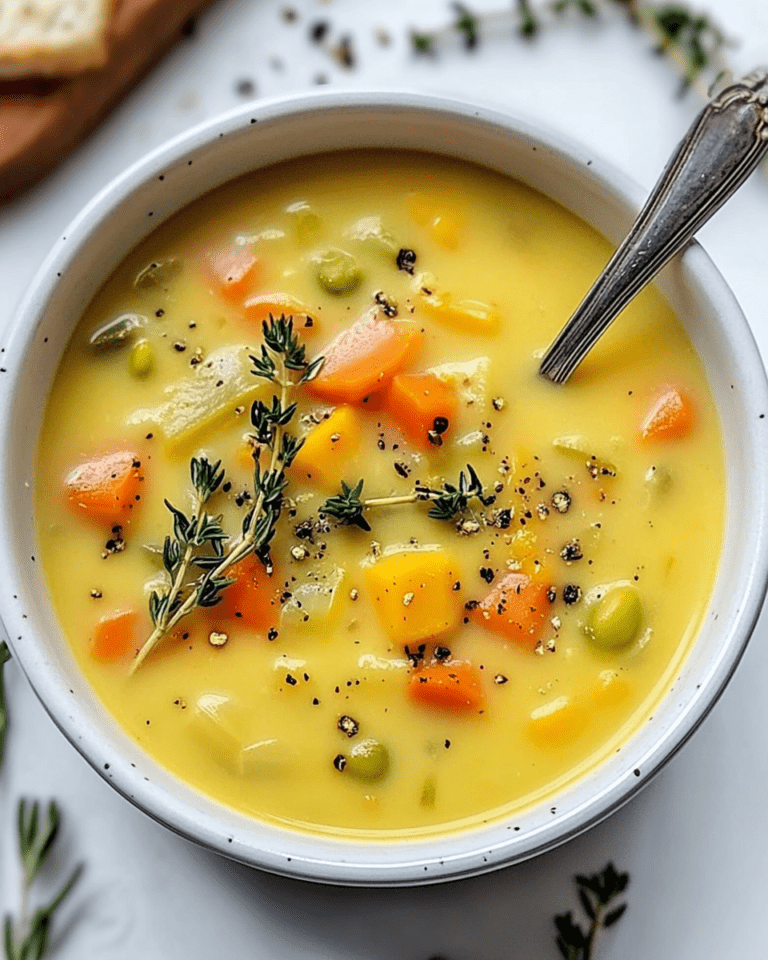 One-Pot Creamy Vegetable Soup