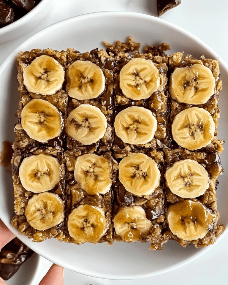 Peanut Butter Banana Bars