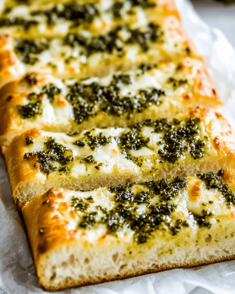 Pesto Garlic Bread