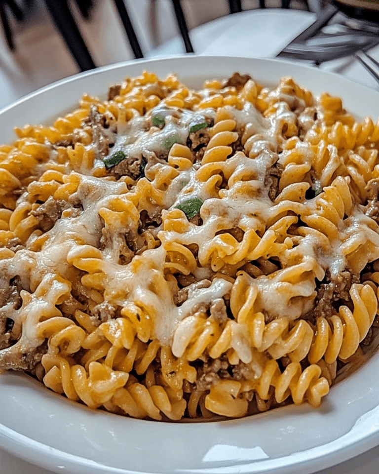 Philly Cheesesteak Pasta Recipe