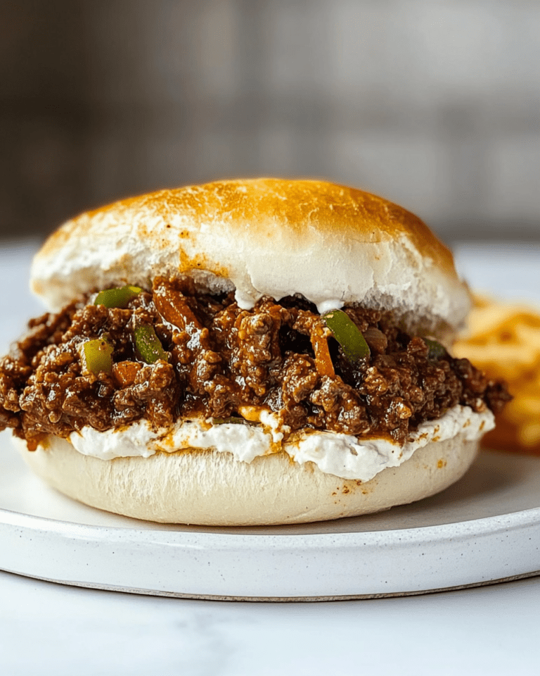 Philly Cheesesteak Sloppy Joes