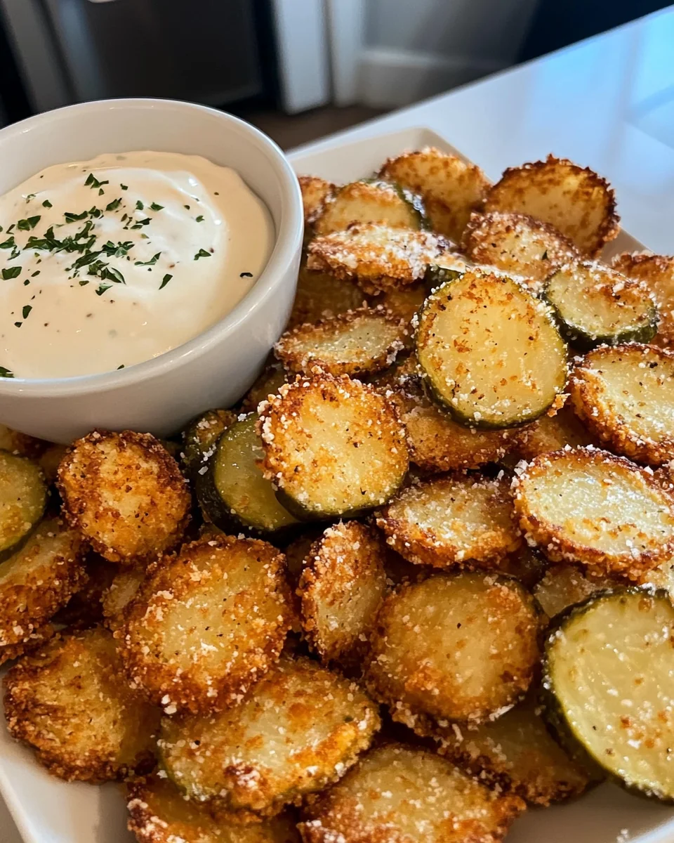 Crispy Air Fryer Fried Pickles for a Perfect Snack - additional image