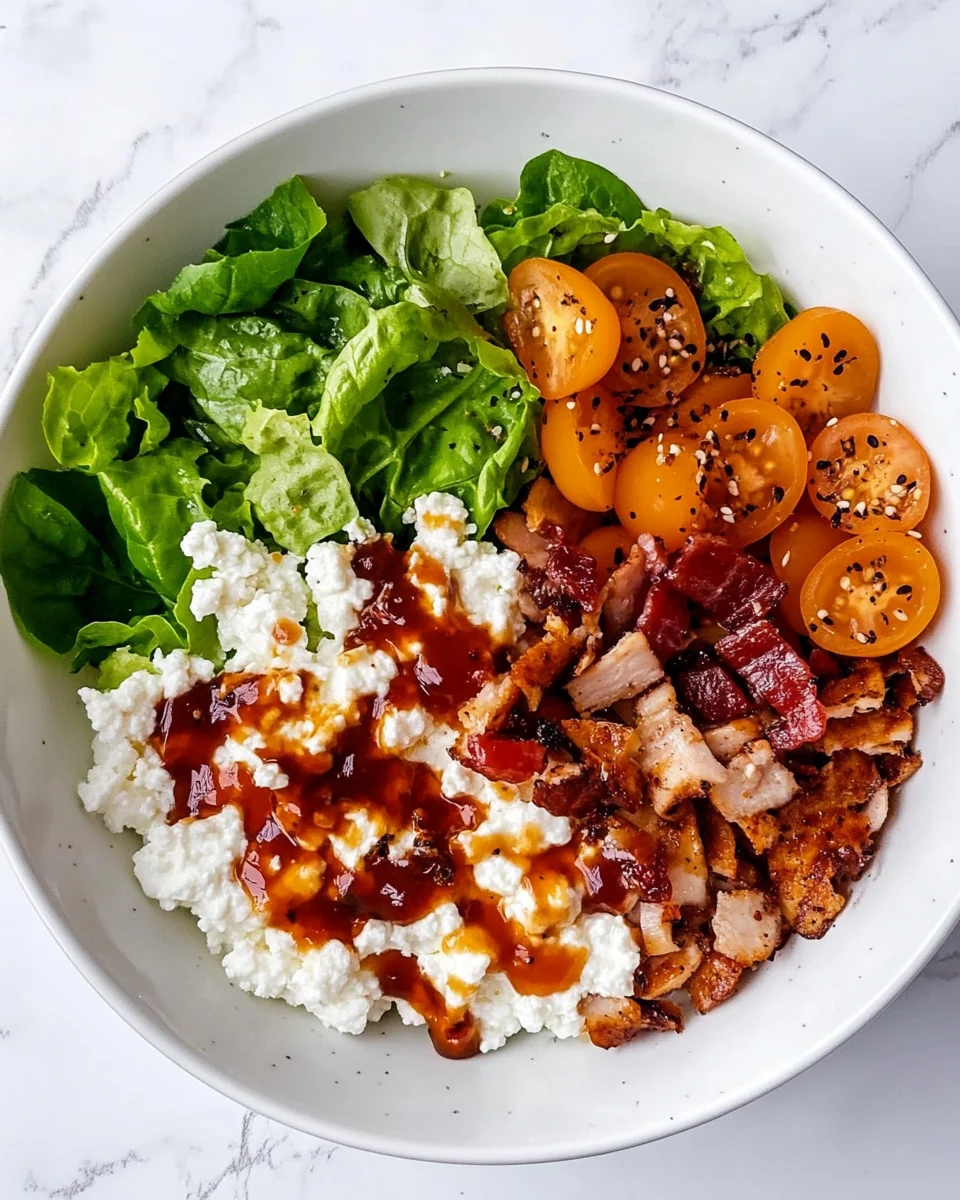 Fresh and Flavorful BLT Cottage Cheese Bowl - additional image