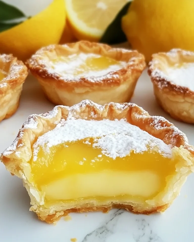 Homemade Baby Lemon Impossible Pies