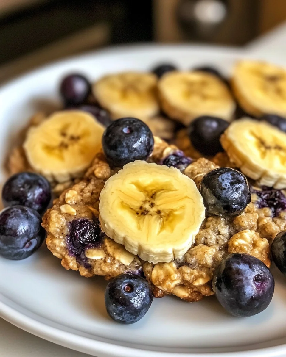 Delicious Homemade Banana Blueberry Breakfast Cookies - additional image