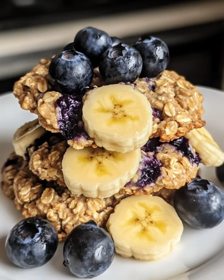 Delicious Homemade Banana Blueberry Breakfast Cookies